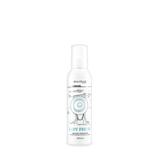 Beautélive Lady Fresh Mousse Crépitante 200 ml miel