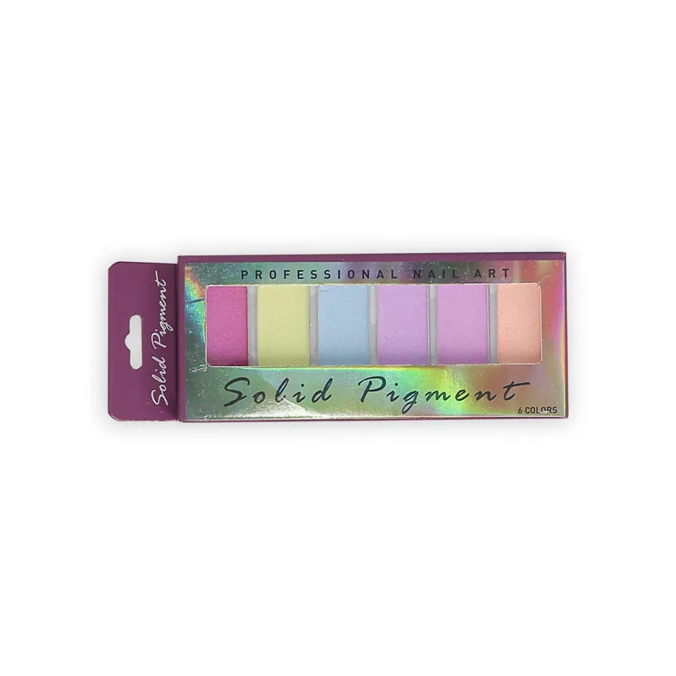 Beautélive Palette Nail Art 6 poudres teintes pastel