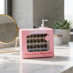 Beautélive Extensions Cils DIY Pré-Collés X120 touffes