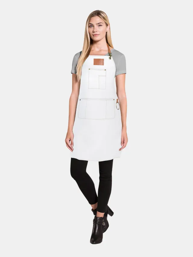 Betty Dain Brooklyn tablier denim coiffeur