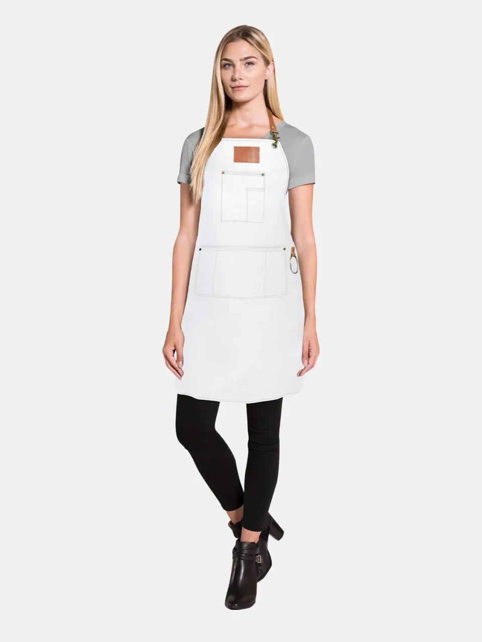 Betty Dain Brooklyn tablier denim coiffeur