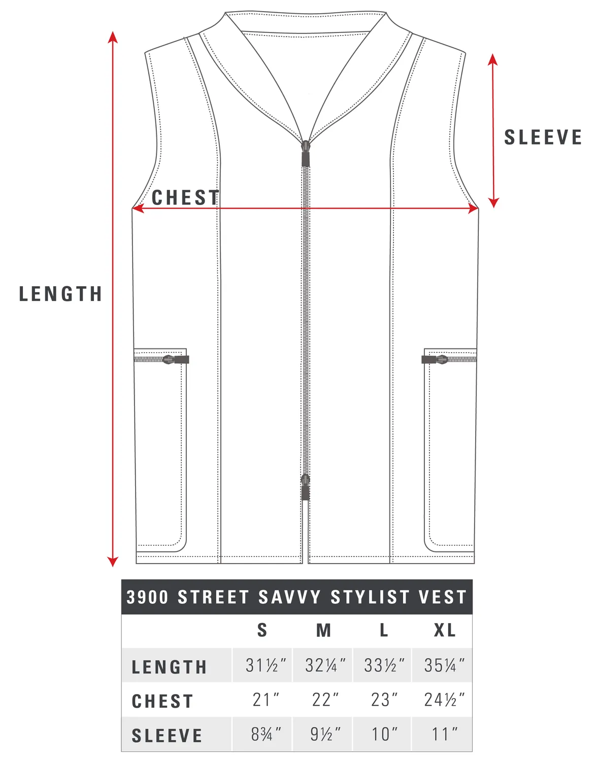 Betty Dain Street Savvy gilet coiffeuse