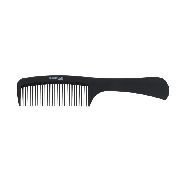 Beautélive Peigne Démêloir Carbone Manche 22 cm