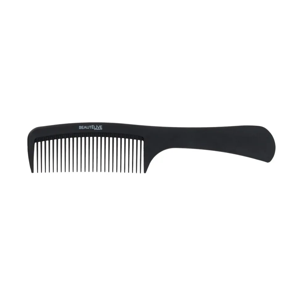 Beautélive Peigne Démêloir Carbone Manche 22 cm