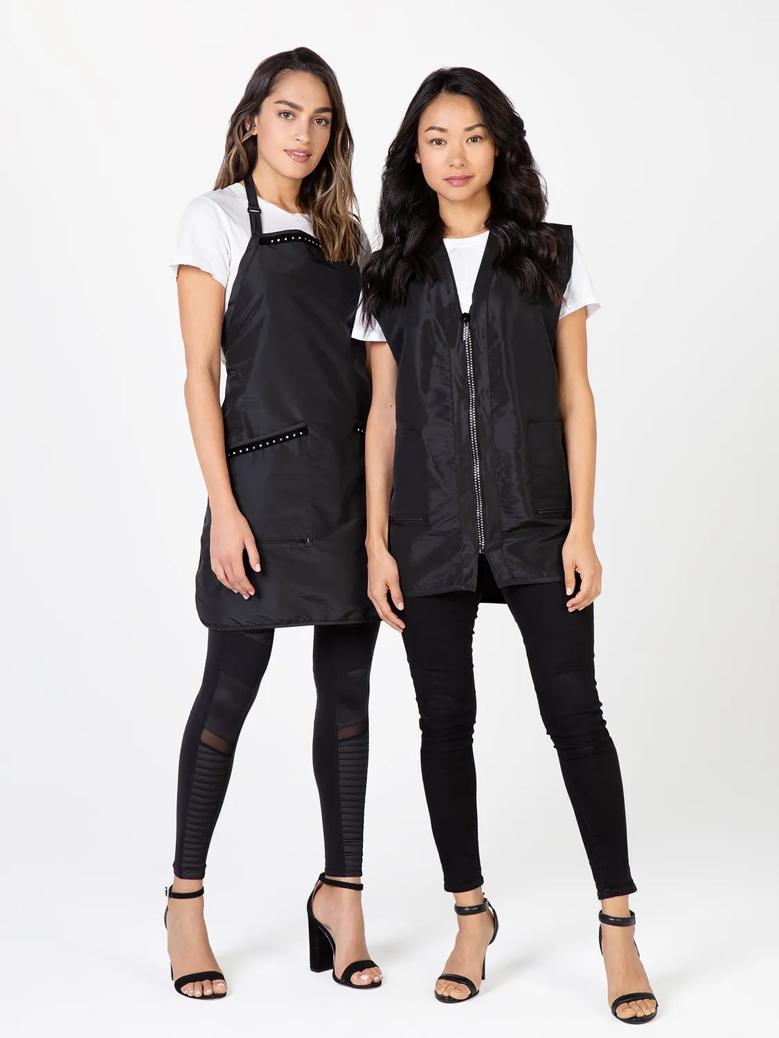 Betty Dain Glitz tablier coiffeur brillant