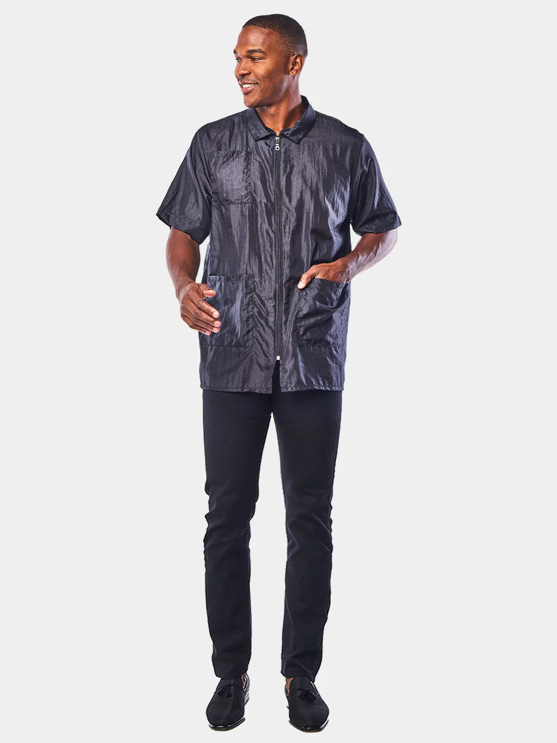 Betty Dain Nylon Barber Jacket veste de barbier