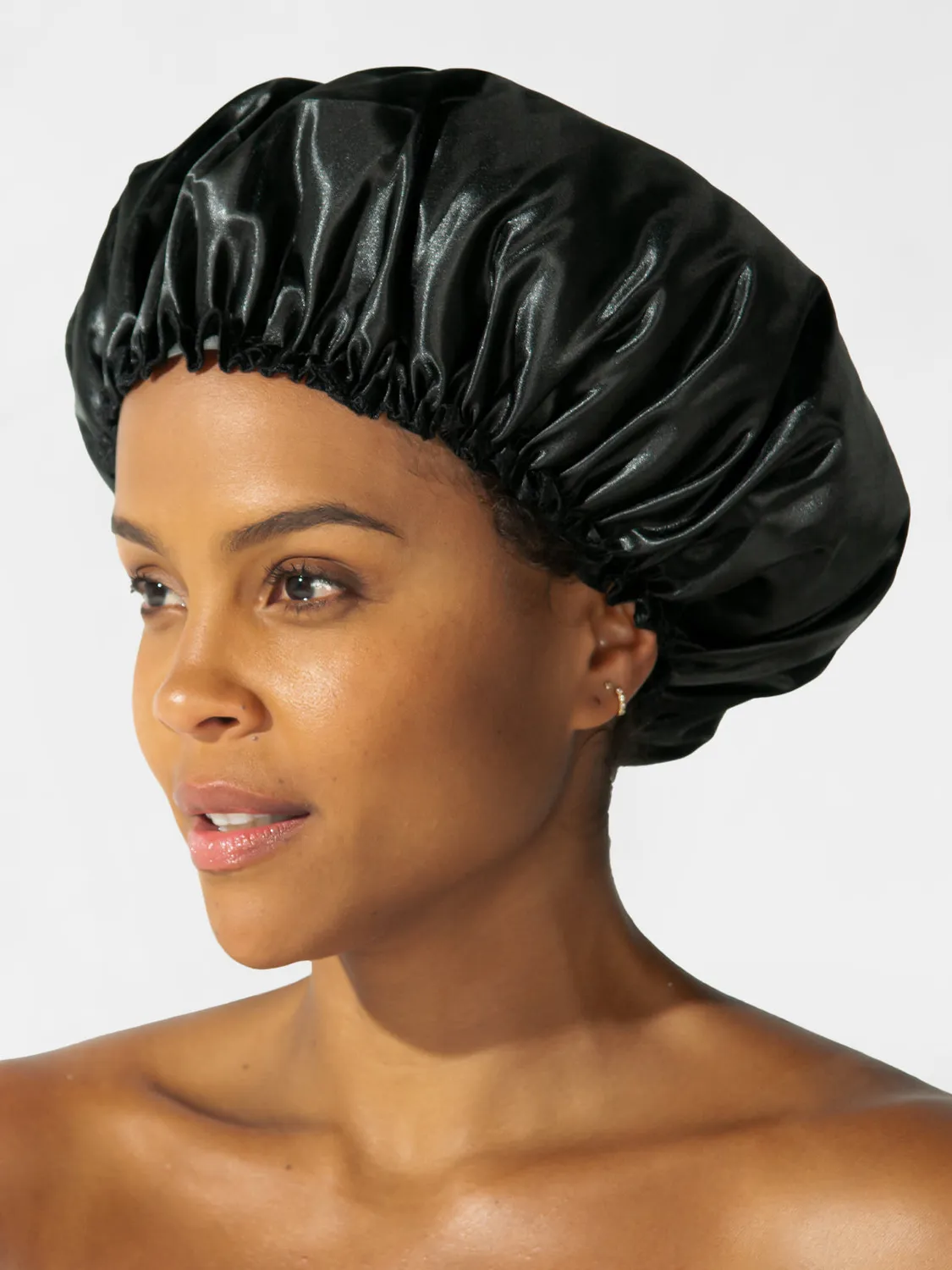 Betty Dain Satin Curl Cap bonnet satin