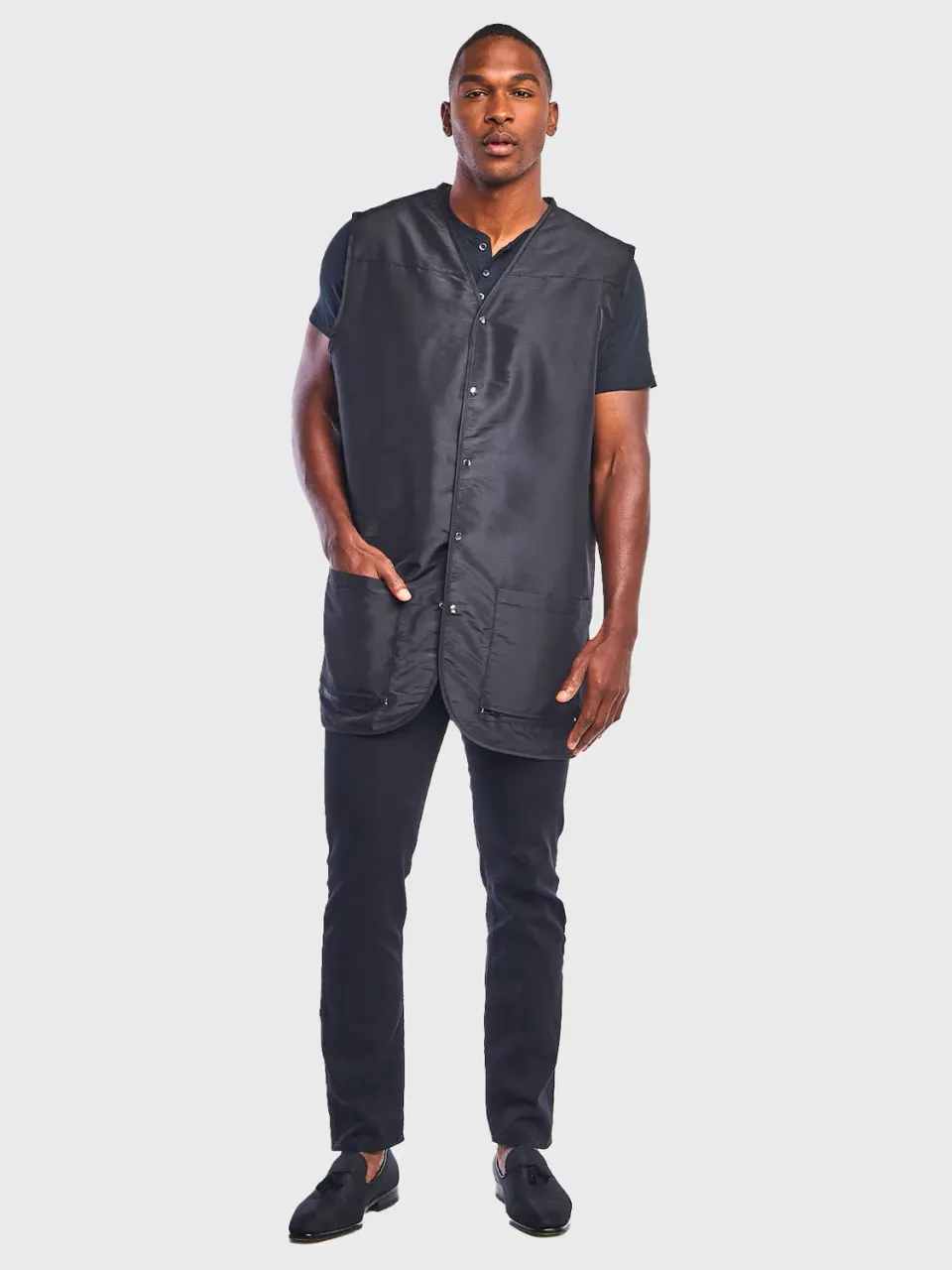 Betty Dain gilet barbier homme grande taille