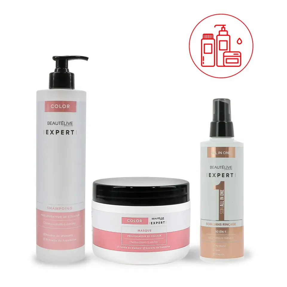 Beautélive Expert routine cheveux colorés 950ml
