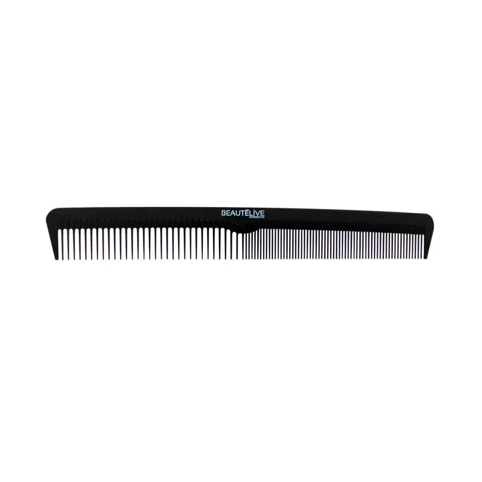 Beautélive peigne démêloir double carbone noir 18,3 cm