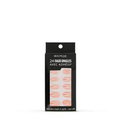 Beautélive kit faux ongles adhésifs x24 sans colle