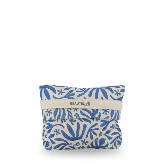 Beautélive Summer trousse beauté floral bleu