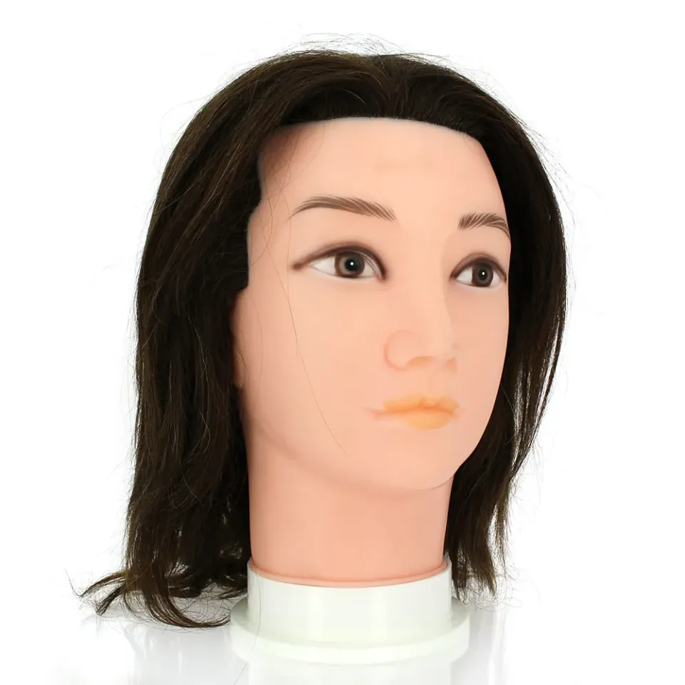 Beautélive GARY 2 tête à coiffer cheveux naturels 25 cm