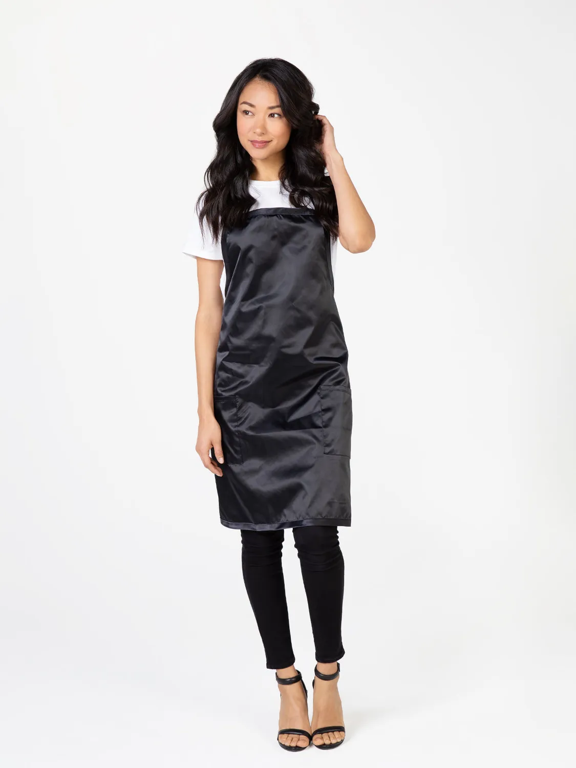 Betty Dain Satin Stylist Apron tablier coiffeur satin