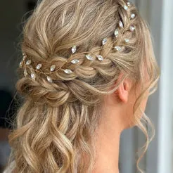 Gouiran Signature NINA demi-couronne mariée perles cristal