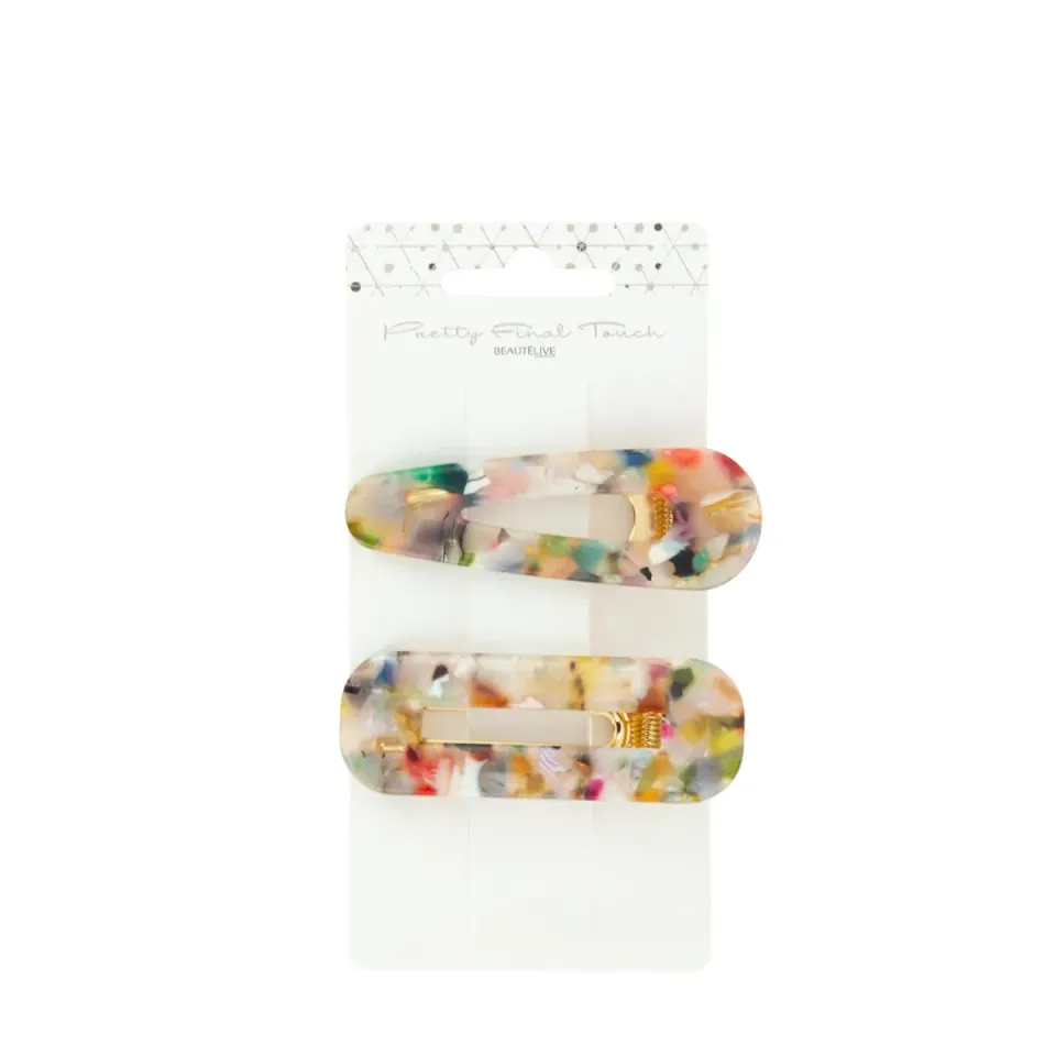 Beautélive Pretty Final Touch Barrettes Écaille x2