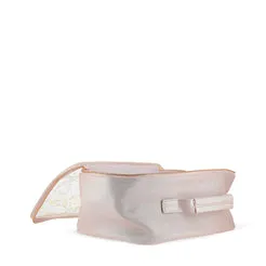 Beautélive trousse PVC paillettes rose transparente