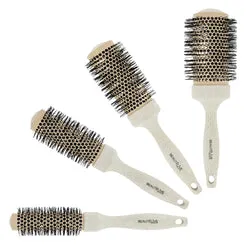 Beautélive Brosse brushing écologique beige céramique