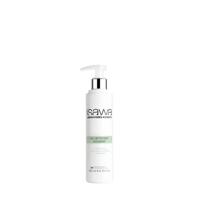 Isawa Gel Nettoyant Moussant 200ml peaux sensibles