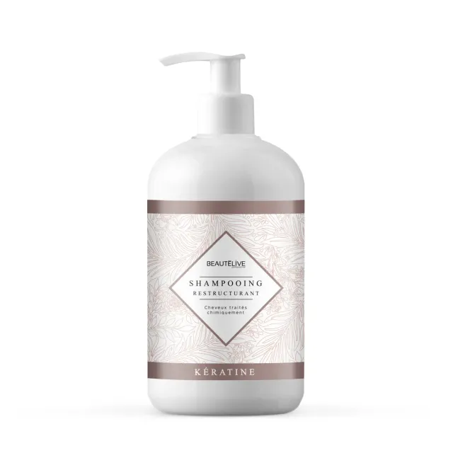 Beautélive Restructurant Shampoing kératine 470 ml revitalisant