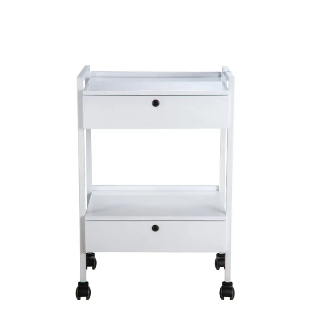 Gouiran Signature Trolley Blanc 2 Tiroirs à Roulettes