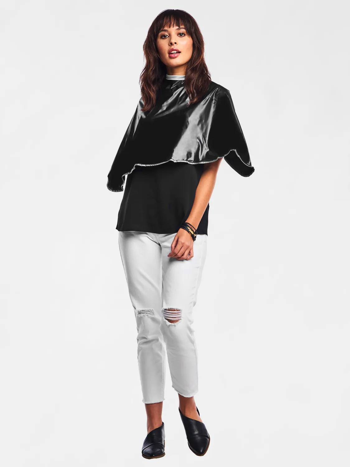 Betty Dain Shortie cape de coiffure courte