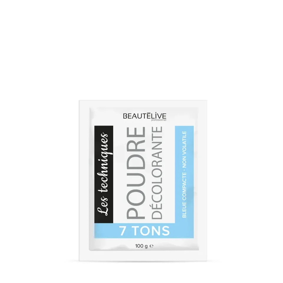 Beautélive poudre décolorante 7 tons bleue 100 g