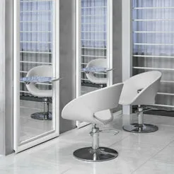Gouiran Signature Tulipa fauteuil de coiffure assise ronde