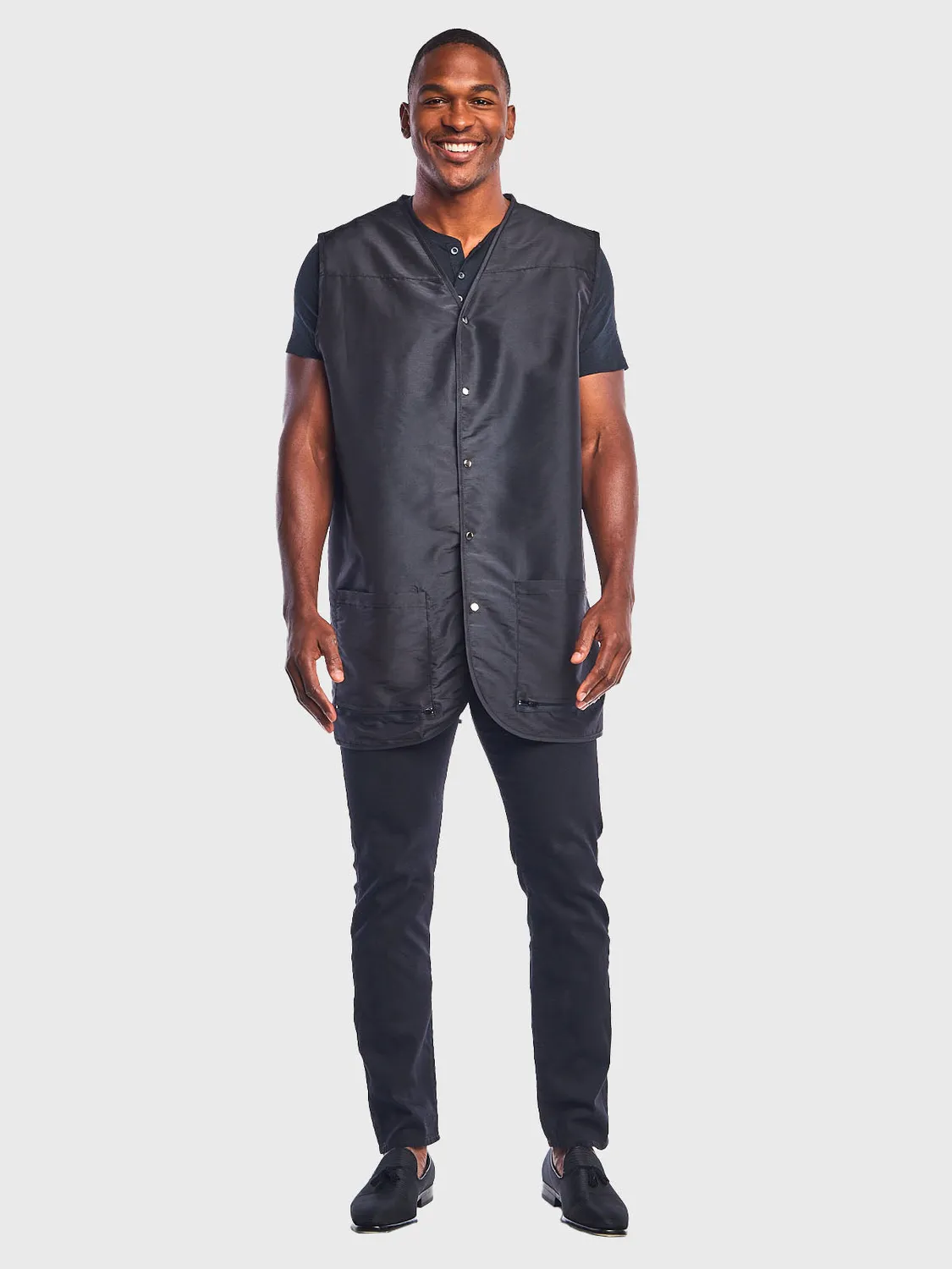 Betty Dain gilet barbier homme grande taille