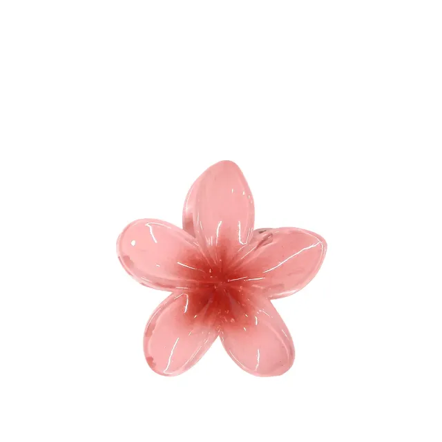 Beautélive Fleur Tropicale pince cheveux rose nacrée