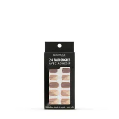 Beautélive kit faux ongles adhésifs x24 sans colle