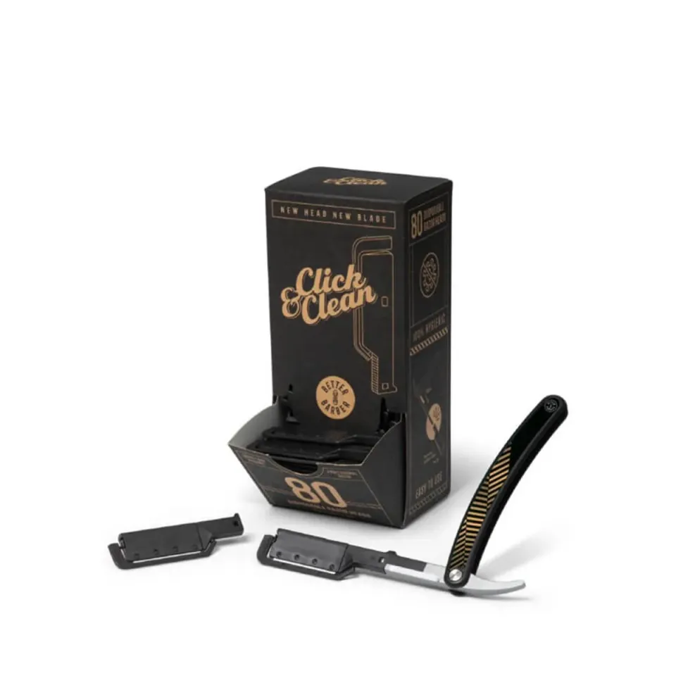 Gouiran Signature Click & Clean kit rasoir 80 lames usage unique