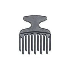 Mezzo peigne afro plastique dents larges 13cm