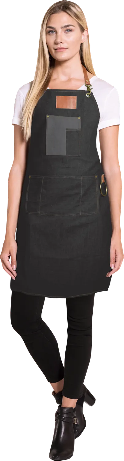 Betty Dain Brooklyn tablier denim coiffeur