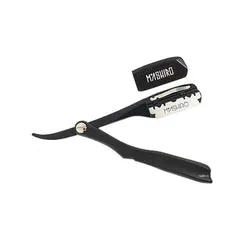 Mashiro Malcolm rasoir shavette noir lame interchangeable