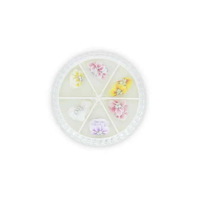 Gouiran Signature Décoration nail art fleurs résine 3D