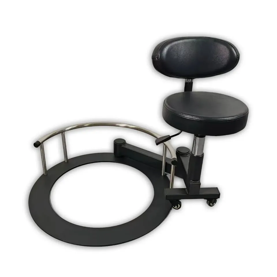 Gouiran Signature VANO tabouret barbier avec socle rotatif
