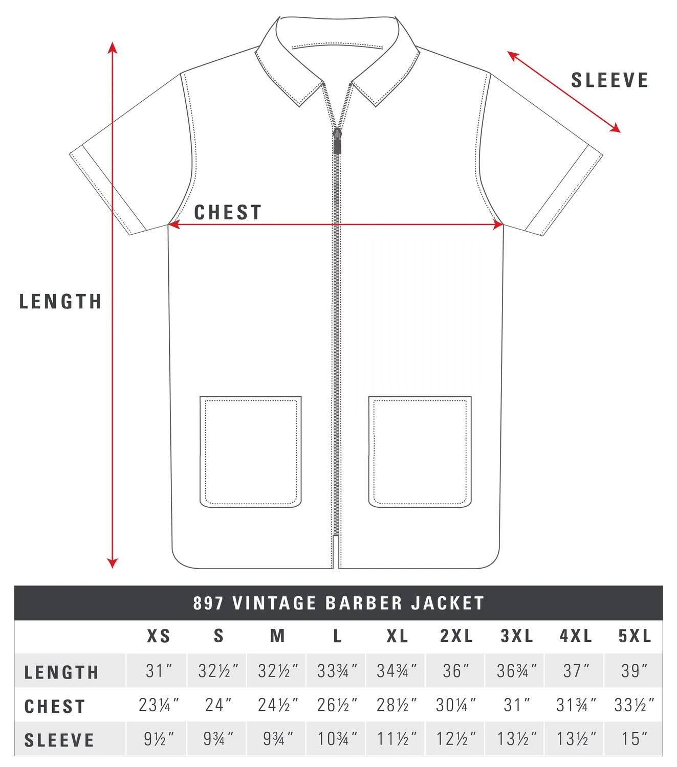 Betty Dain Vintage Barber veste barbier