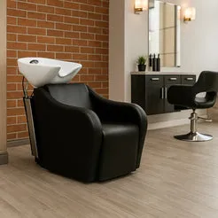 Mobilier by Gouiran Caprala bac à shampoing noir