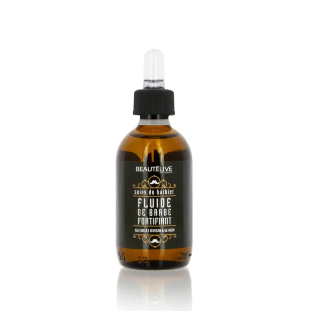 Beautélive fluide de barbe fortifiant 50 ml huile ricin