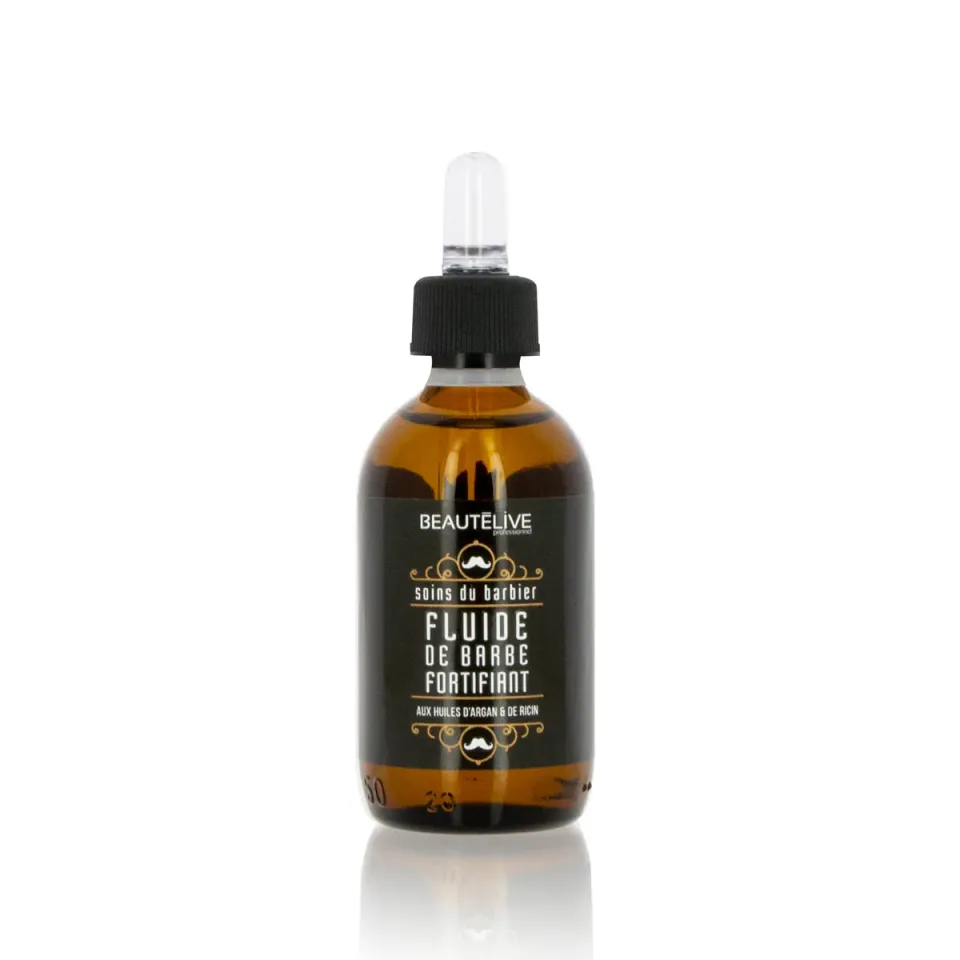 Beautélive fluide de barbe fortifiant 50 ml huile ricin