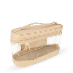 Gouiran Signature trousse PVC nude 29,5x19x10cm