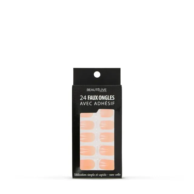 Beautélive kit faux ongles adhésifs x24 sans colle
