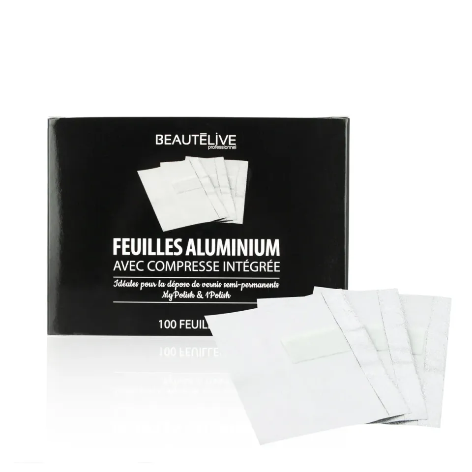 Gouiran Signature Feuilles Dépose Vernis Semi-Permanent x100 Alu