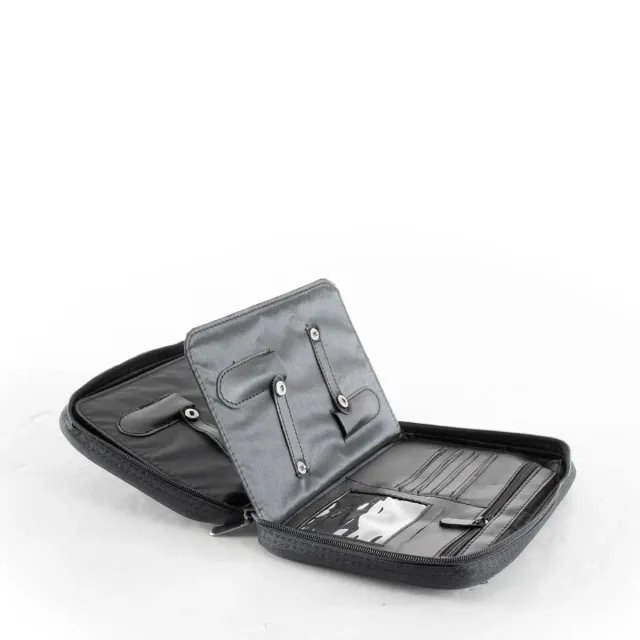 Gouiran Signature Prague trousse nylon noir ciseaux coiffure