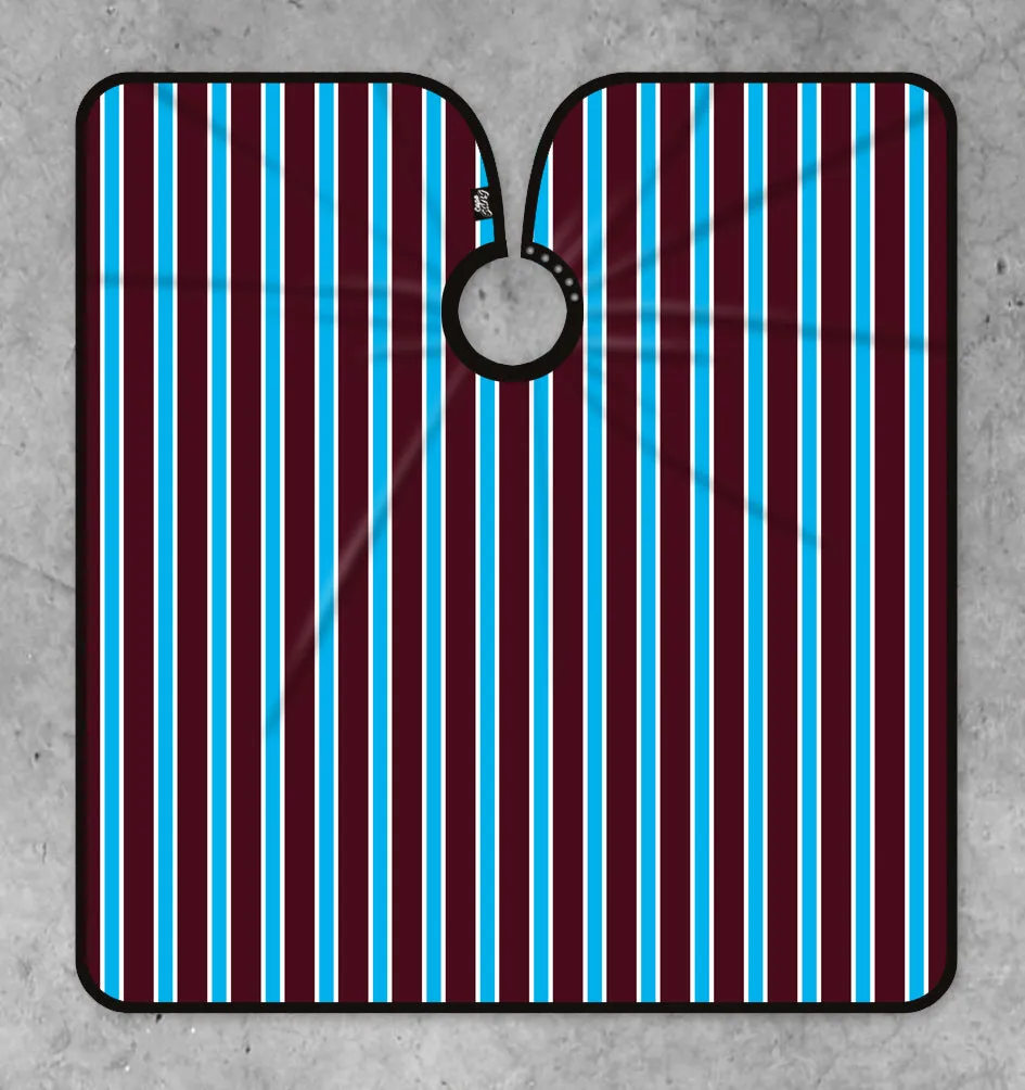 Cape Gang Stripe cape de coupe barber