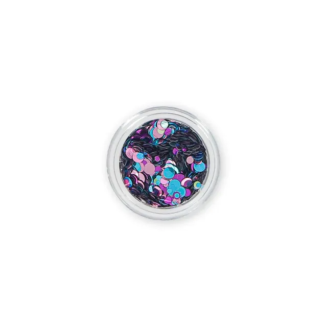 Beautélive Paillettes Visage Multicolores Longue Tenue