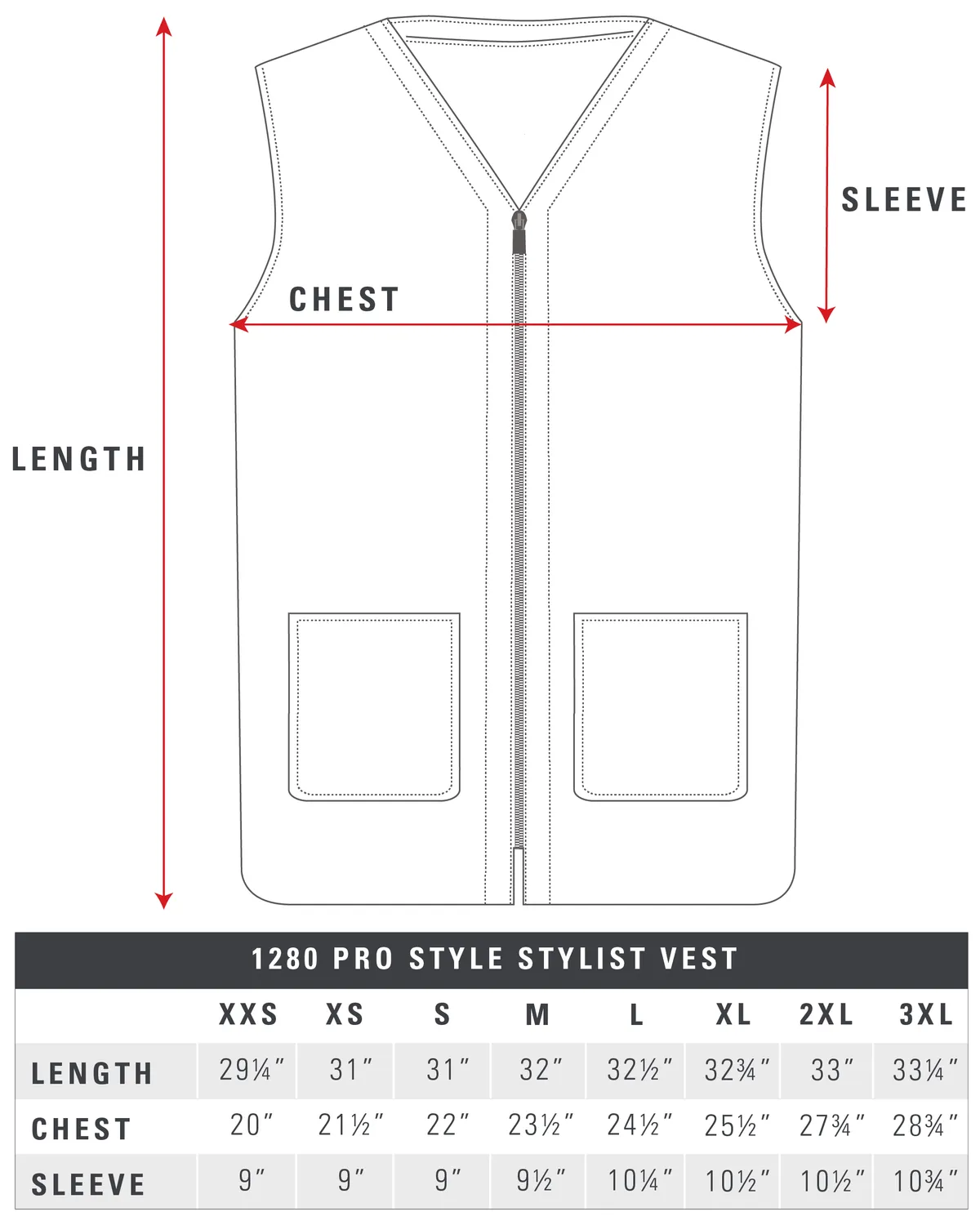 Betty Dain ProStyle Stylist Vest gilet coiffeur