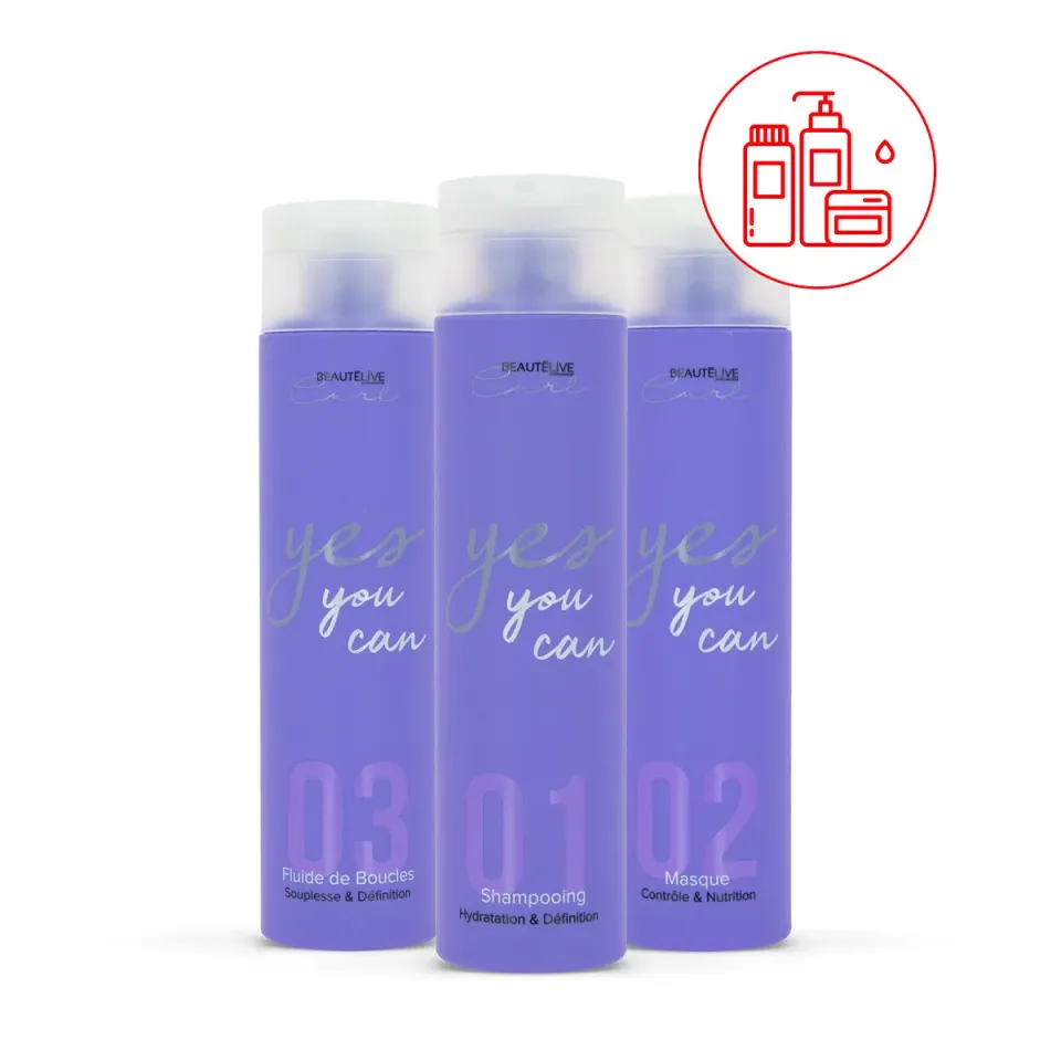 Beautélive Yes You Can routine cheveux bouclés 750ml