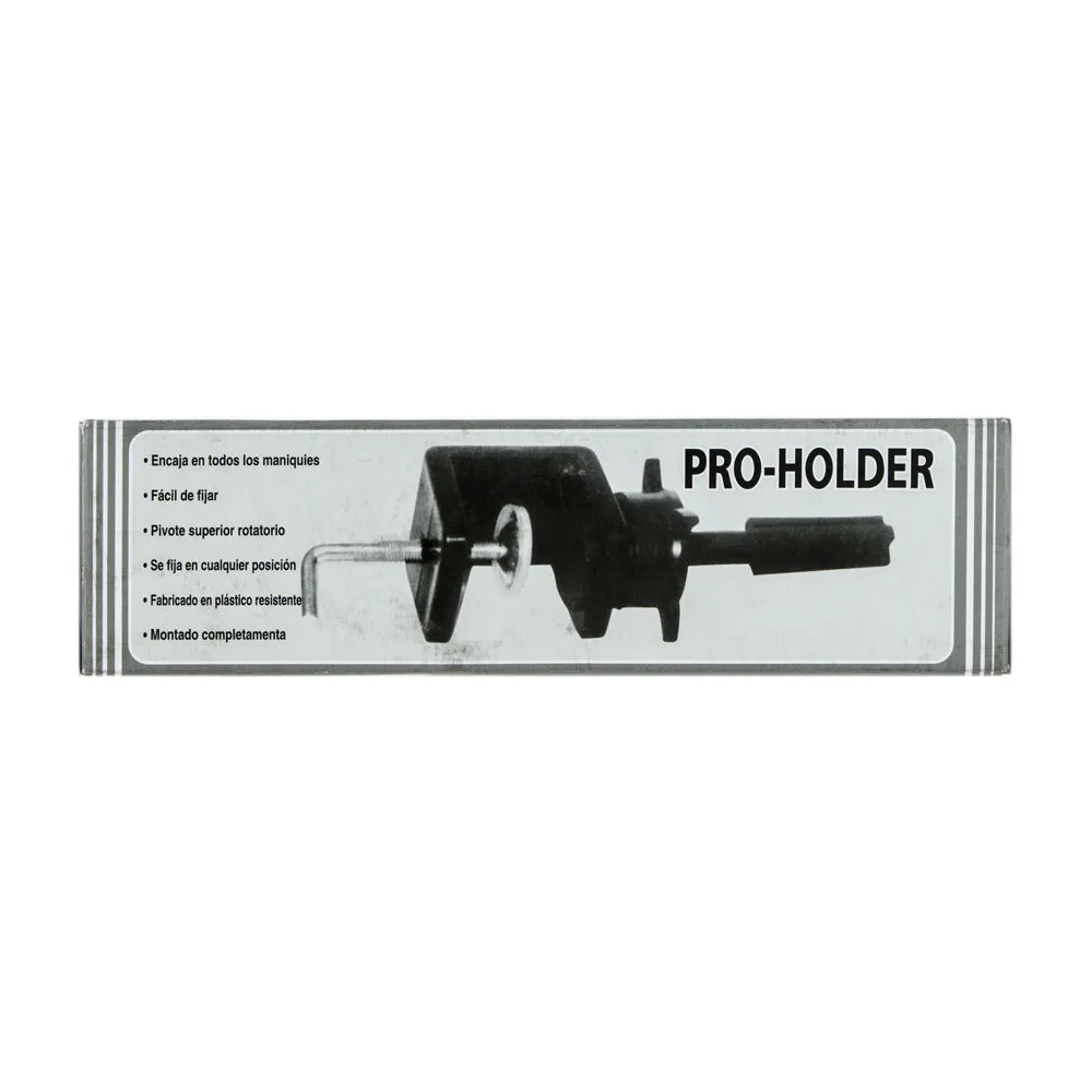 Shop Hair Étau Plastique Tête à Coiffer Noir Molette